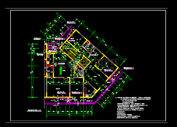 现代化多层住宅CAD平立面详细图纸-图二