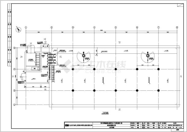 建设路调蓄池工程CAD图纸-图二