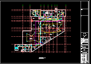 北京某高层住宅楼整套电气线路施工设计cad平面图纸-图二
