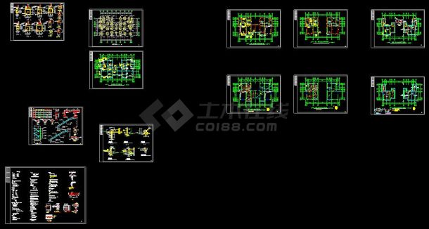 某地精品多层小别墅建筑结构设计cad施工图(含设计说明）-图一