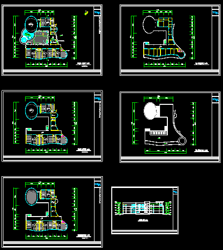 某幼儿园建筑施工设计CAD平面图_图1