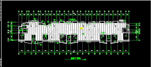 某商铺综合楼建筑CAD设计施工平面图纸-图二