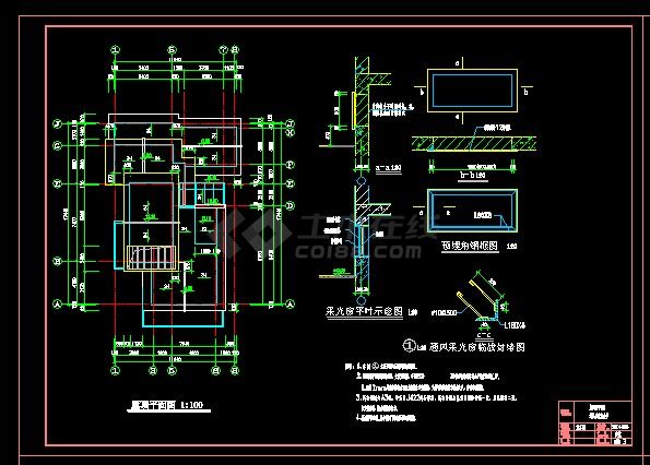 某地区某私家别墅建筑设计cad全套施工方案图-图二