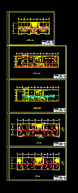 天津某综合楼暖通空调设计cad施工方案图_图1