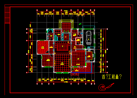 某地整套欧式别墅设计装修建筑图纸-图二