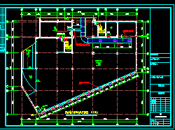 某高层地下车库通风及排烟系统设计cad施工图-图二