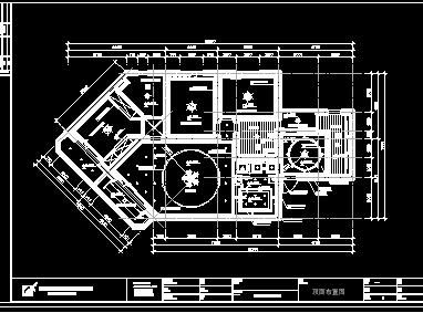 某地大型欧式家装施工CAD平立面图-图二