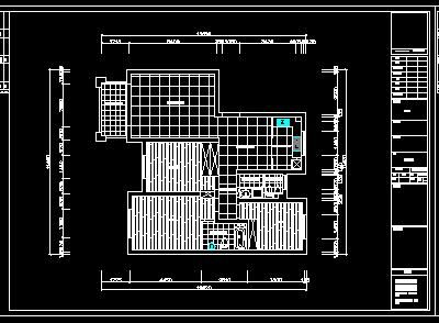 某地三室一厅设计方案装修CAD图纸-图二