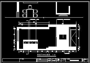 某地一套比较齐全的三居装修方案CAD图纸-图二