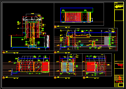 深圳某经典酒店中餐厅CAD装修设计施工图（含实景）-图二