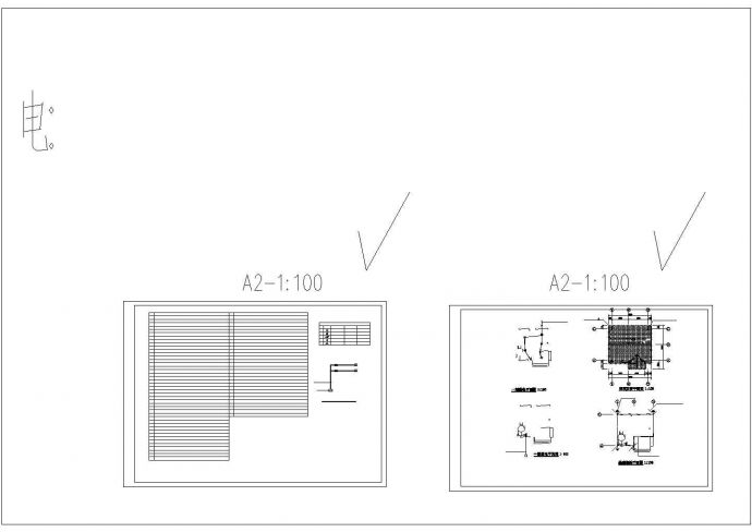 某景区公厕建筑设计图纸（含水电、建筑、结构）_图1