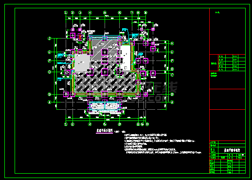 某地三层框架结构住宅楼改造加固结构施工图-图二
