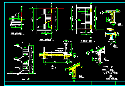 某区某带阁楼别墅建施设计CAD图纸-图二
