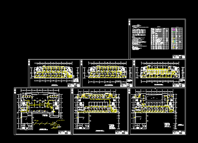 一整套建筑中央空调cad平面设计施工图（毕业设计）_图1