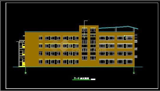 某新区小学教学楼全套建筑设计施工图-图二