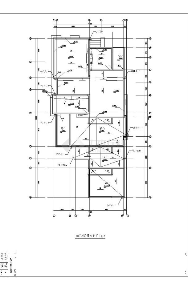 某城市双排叠加别墅建筑电气全套图-图二