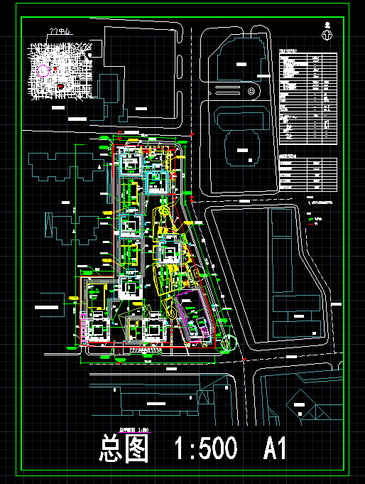 北京西单某购物中心总平规划设计图_图1