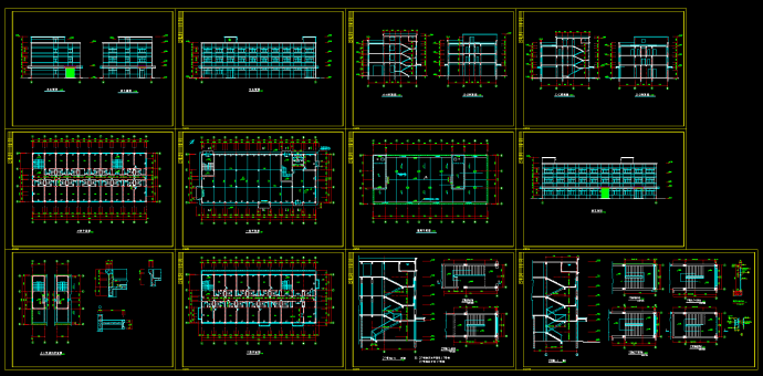 某地多层综合办公楼建筑设计CAD施工图_图1