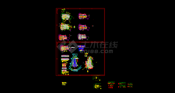 某地一套详细的公寓设计图-图一