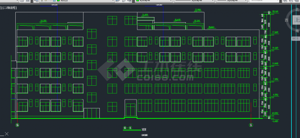 某医院门诊及住院楼建筑设计CAD施工图-图二