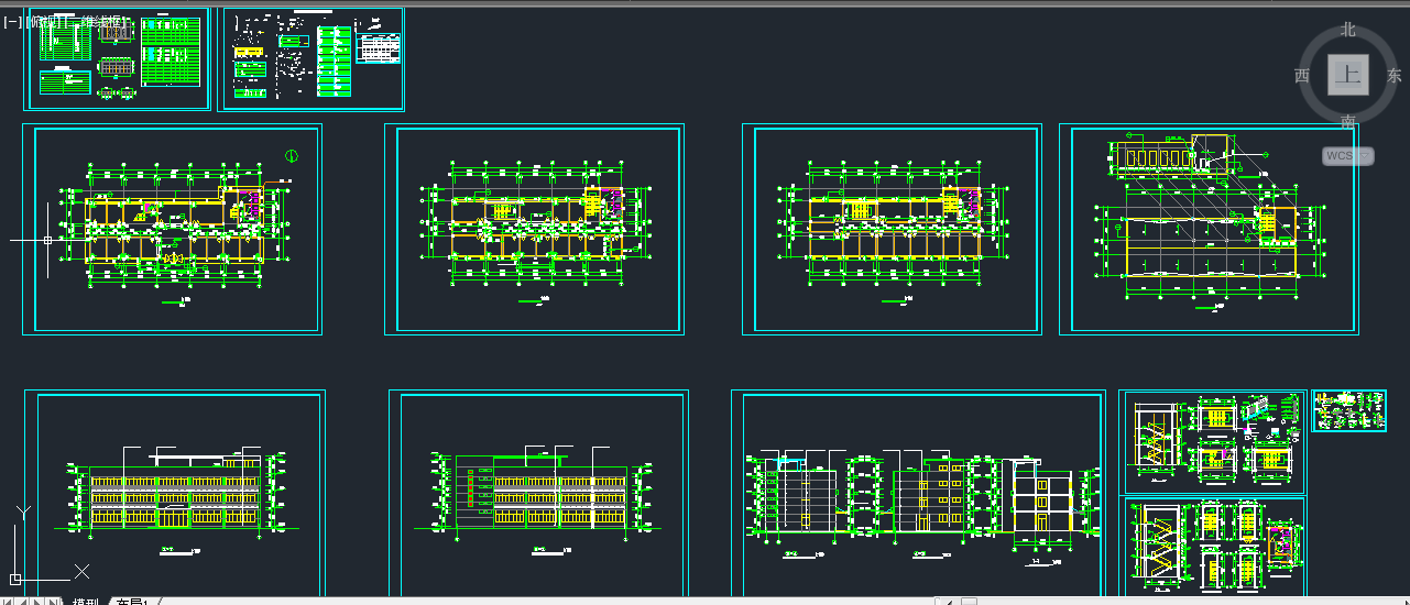 温州平阳坑镇卫生院建筑设计CAD施工图