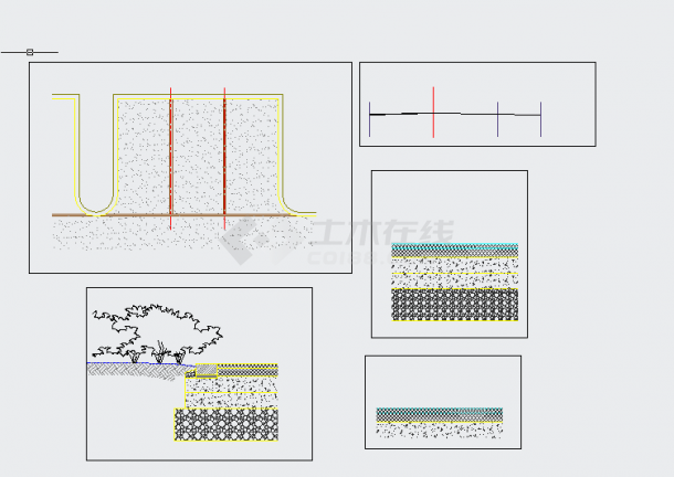 某经典生态停车场设计施工图CAD布置图-图二
