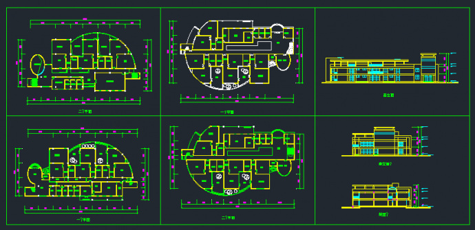 某学前教育教学楼建筑设计CAD施工图纸_图1