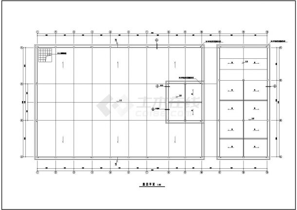 [临海]一整套冷库建筑cad设计方案图纸-图二