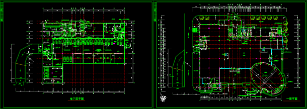 某地多层商用综合楼建筑CAD设计施工图-图二