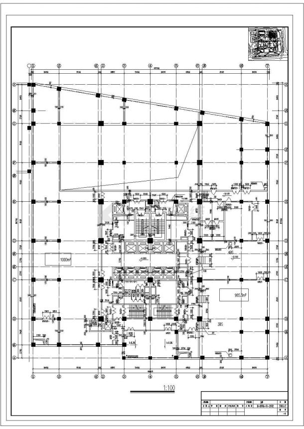 北京某小区住宅钢结构图纸-图二
