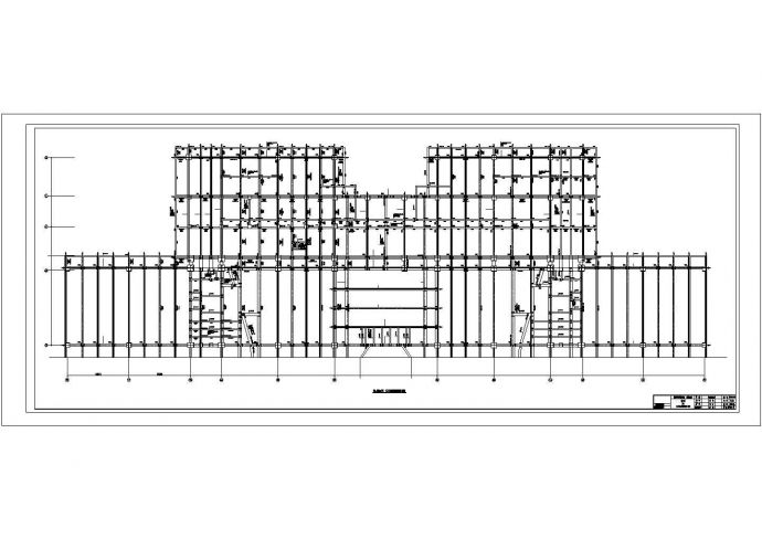 某火车站站房项目综合站房结构图_图1
