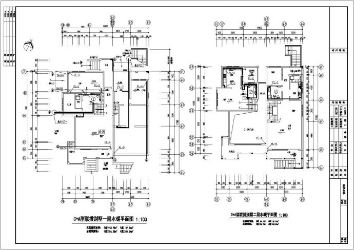 整套别墅采暖系统cad设计施工图_图1