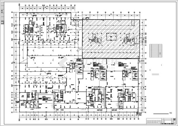 某防空人防地下室整套电气cad施工设计图-图二