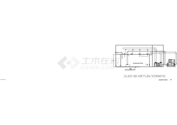 转轮除湿机详细设计cad施工图纸-图二