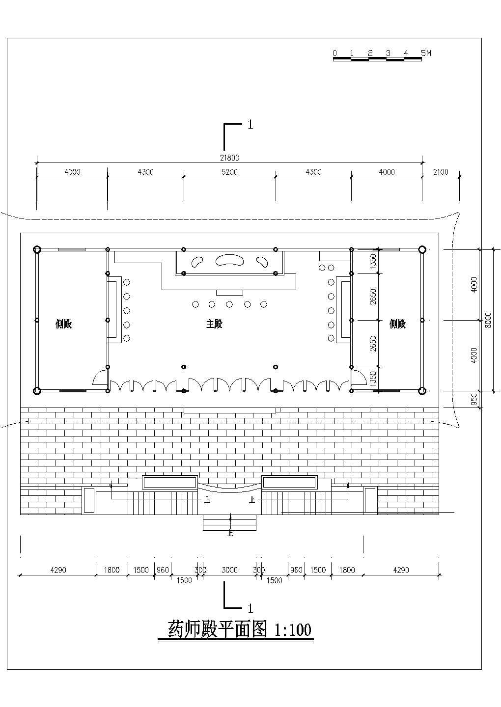 比较经典的仿古建筑cad设计图