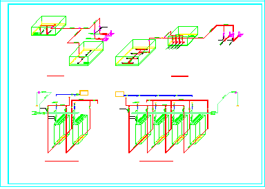 MBR膜处理中水回用cad设计施工图_图1