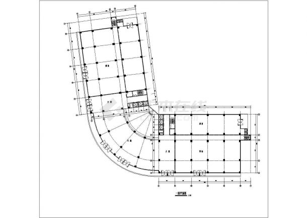 某地小县城酒楼建筑设计方案CAD图-图二