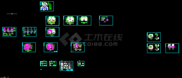 豪华别墅结构施工设计方案全套CAD图纸-图一