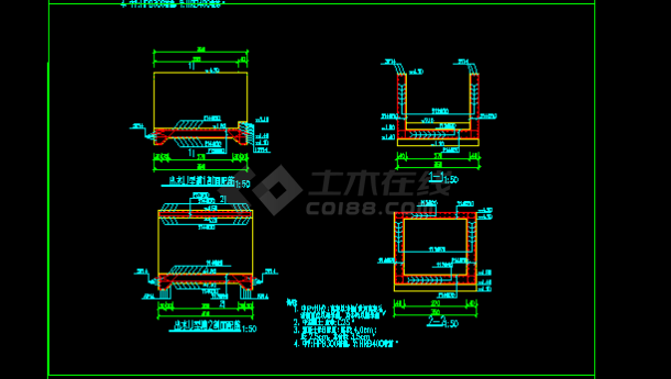 小型轴流泵排涝泵站工程施工图-图二
