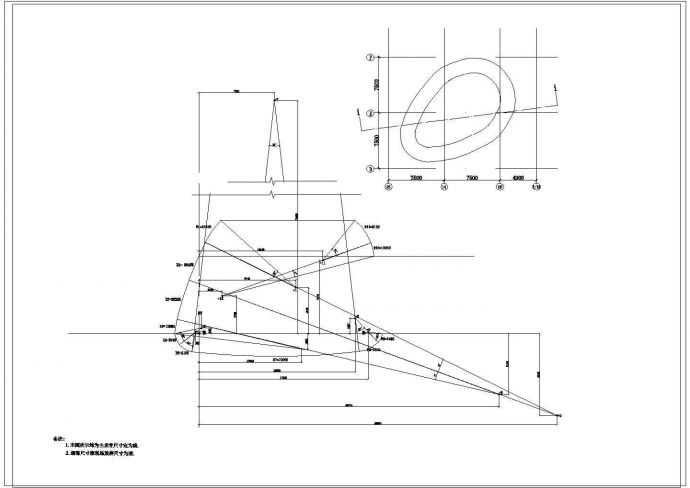 某综合楼钢结构幕墙工程图纸_图1