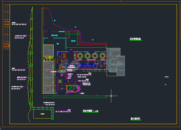 驿站集装箱酒店绿化工程 CAD图-图二