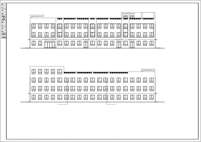 某三层幼儿园建筑设计施工图（含节能设计、绿色建筑设计）_图1