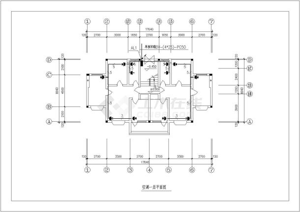 风力发电接地电气设计施工CAD图纸-图二