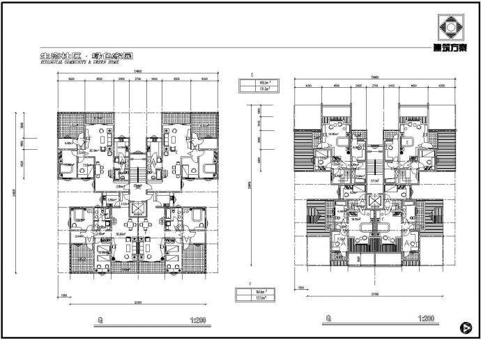 生态社区绿色家园建筑施工CAD设计图纸_图1