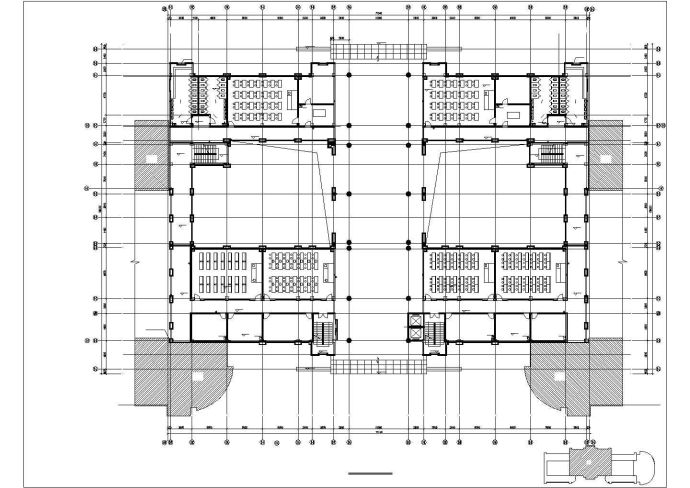 金山小学设计建筑CAD施工平面图纸_图1