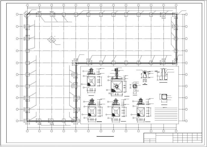 某钢结构制衣车间建筑结构图纸_图1