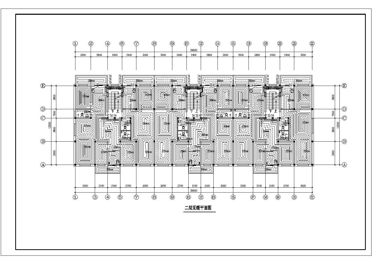 【湖南】某六层住宅楼地暖系统设计施工图