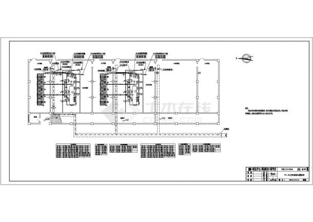 220KV变电站铺设cad电气施工设计图-图一