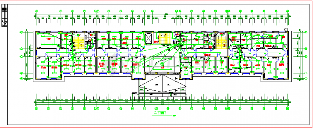 某医院内部全套电气设计施工CAD图纸-图二