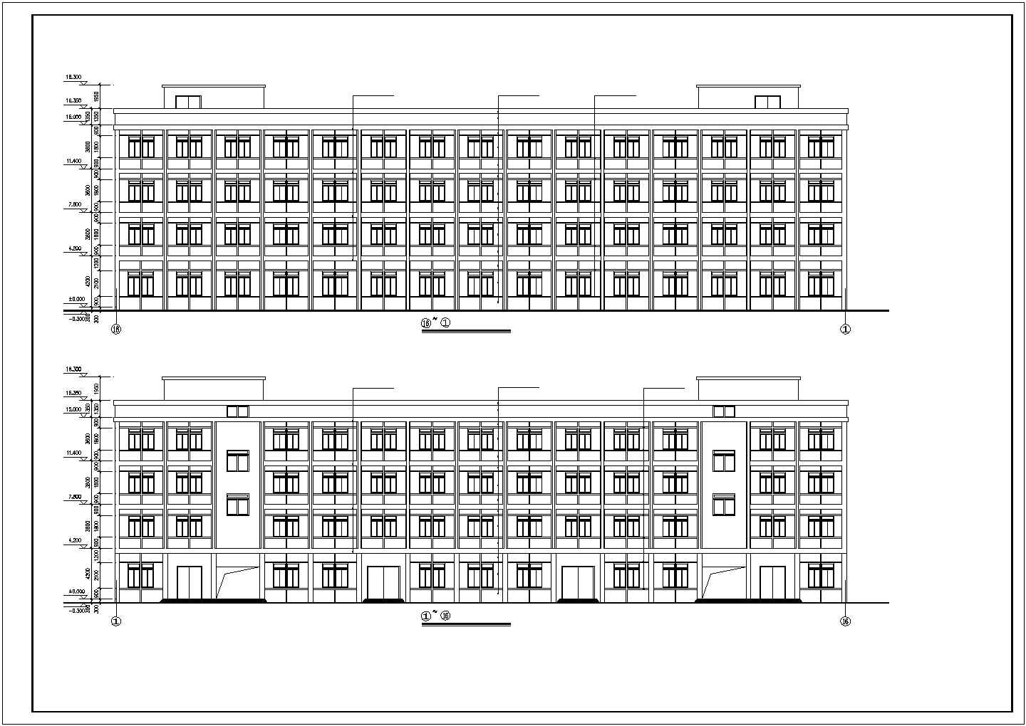 某工厂厂房建筑cad施工图